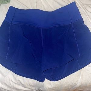 Size 2 lulu lemon speed up shorts